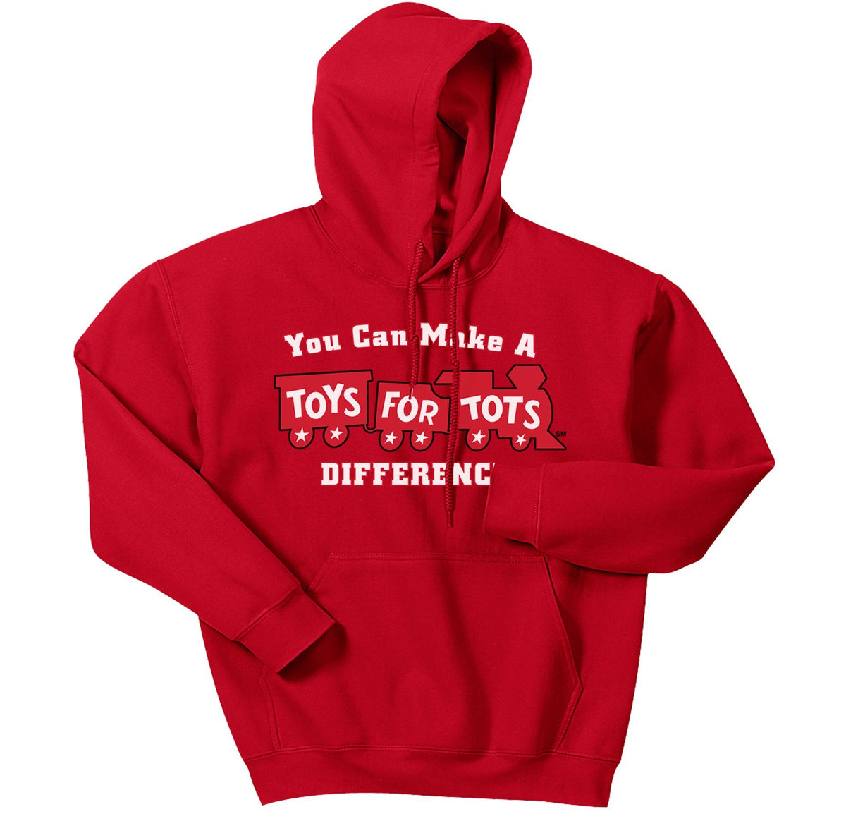 Make a Difference TFT Train Kids Hoodie TFT Sweatshirt/hoodie marinecorpsdirecttft S RED 