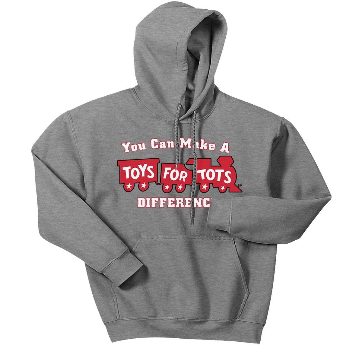 Make a Difference TFT Train Kids Hoodie TFT Sweatshirt/hoodie marinecorpsdirecttft S SPORT GRAY 