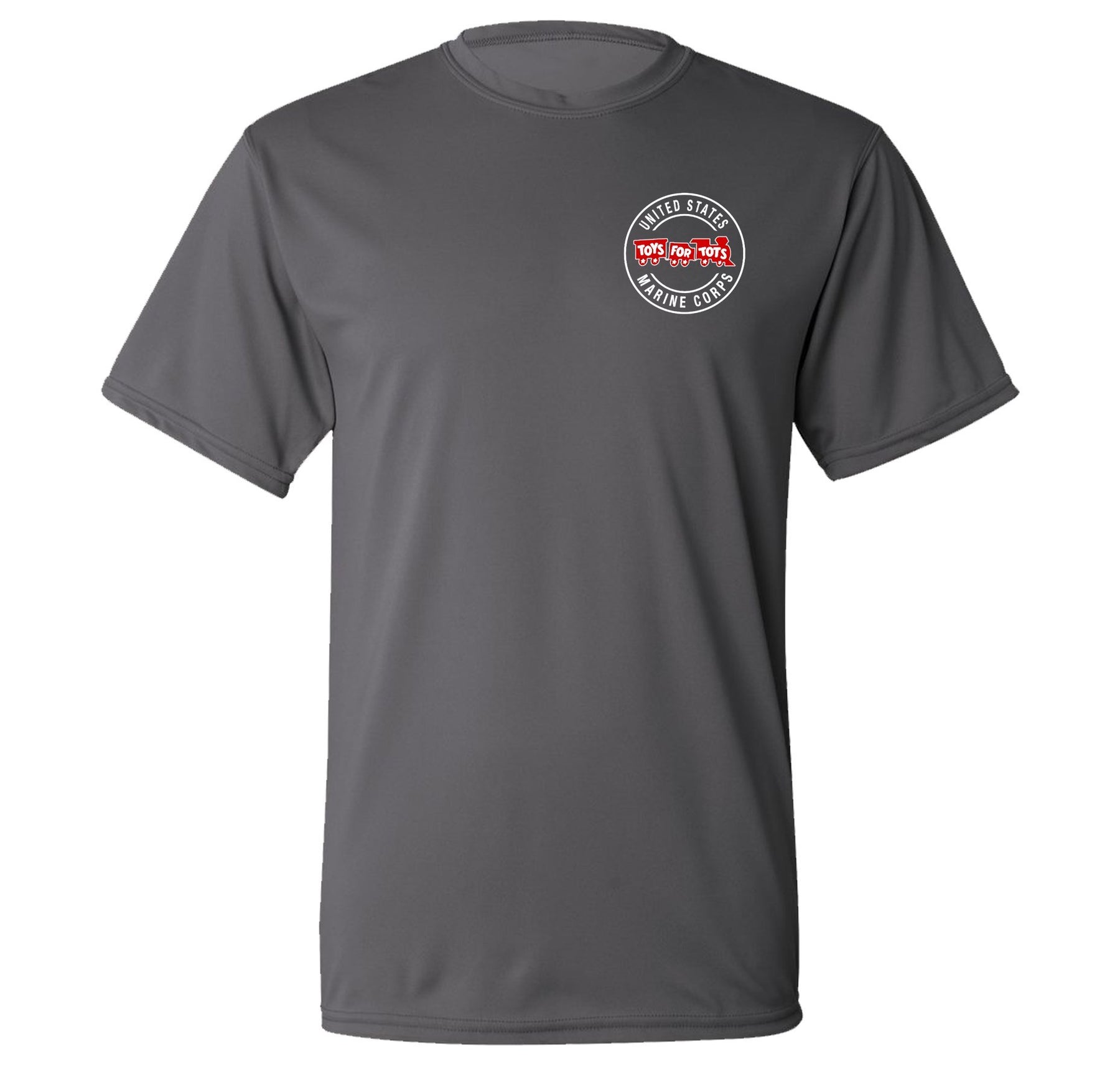 Augusta Dri-Fit Performance Circle TFT Chest Seal T-Shirt TFT Shirt Marine Corps Direct S GRAPHITE 
