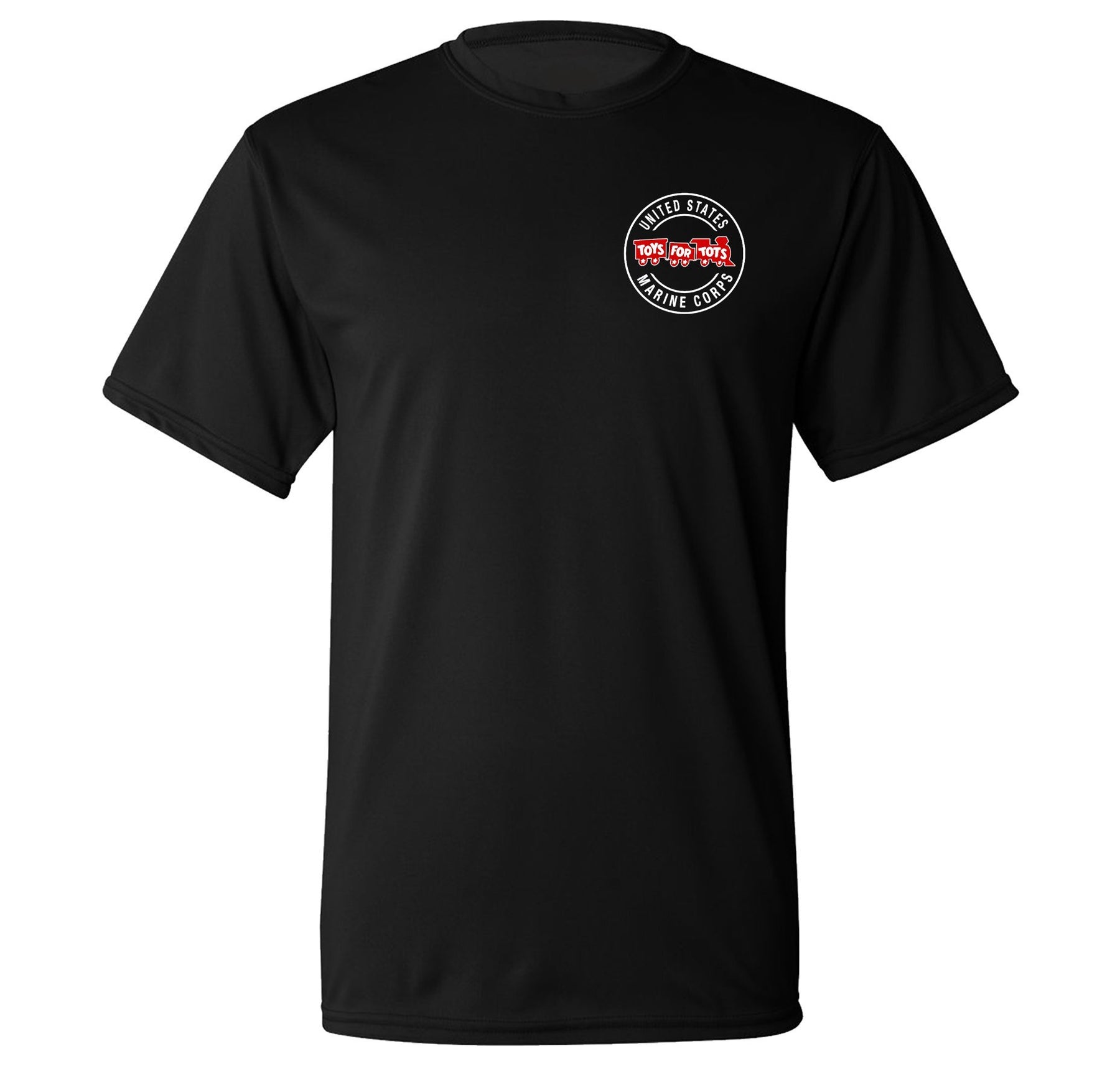 Augusta Dri-Fit Performance Circle TFT Chest Seal T-Shirt TFT Shirt Marine Corps Direct S BLACK 