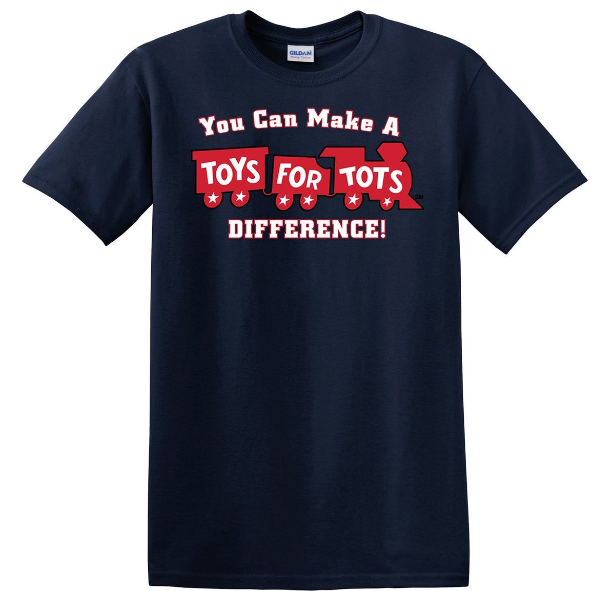 Make a Difference TFT Train Kids T-Shirt TFT Shirt marinecorpsdirecttft S NAVY 
