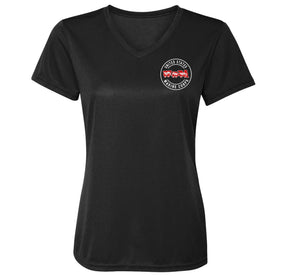 Augusta Dri-Fit Performance Circle TFT Chest Seal Women's V-Neck T-Shirt TFT Shirt Marine Corps Direct S BLACK 