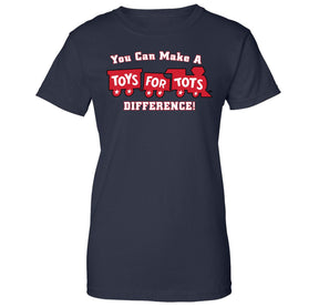 Make a Difference TFT Train Women's T-Shirt TFT Shirt marinecorpsdirecttft S NAVY 