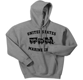 Black TFT Train Hoodie TFT Sweatshirt/hoodie Marine Corps Direct S SPORT GRAY 