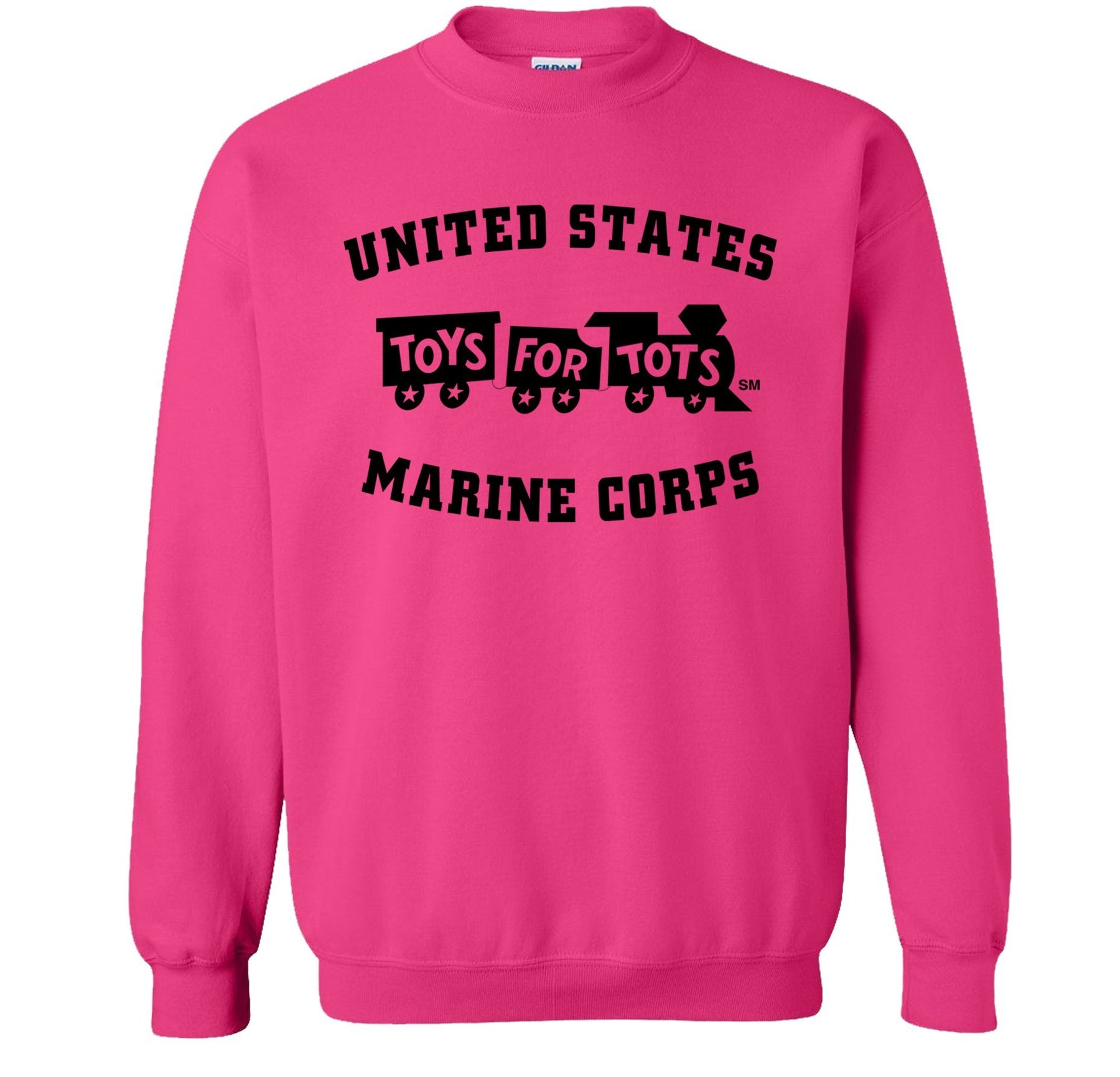 Black TFT Train Sweatshirt TFT Sweatshirt/hoodie Marine Corps Direct S PINK 