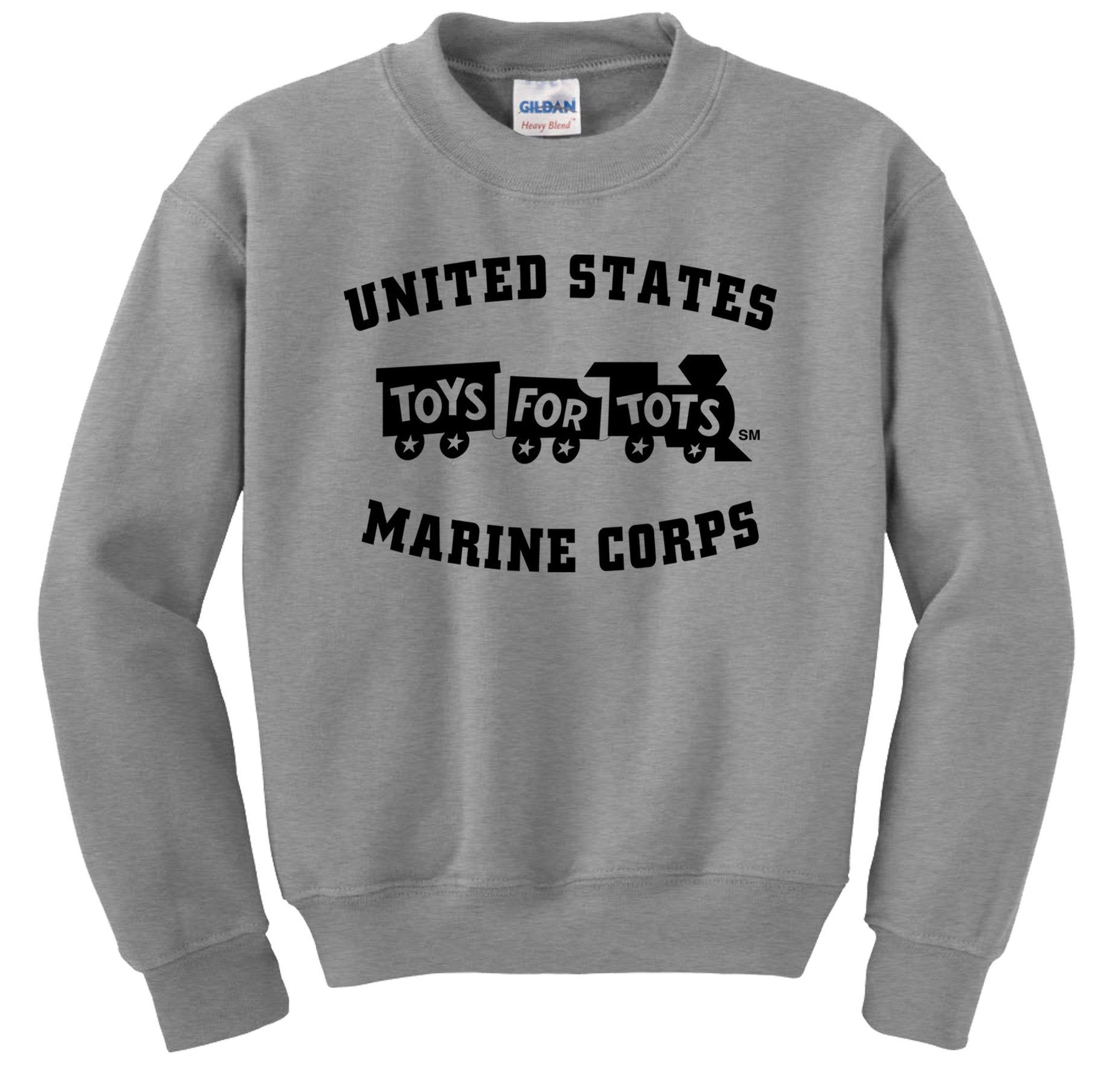 Black TFT Train Sweatshirt TFT Sweatshirt/hoodie Marine Corps Direct S SPORT GRAY 