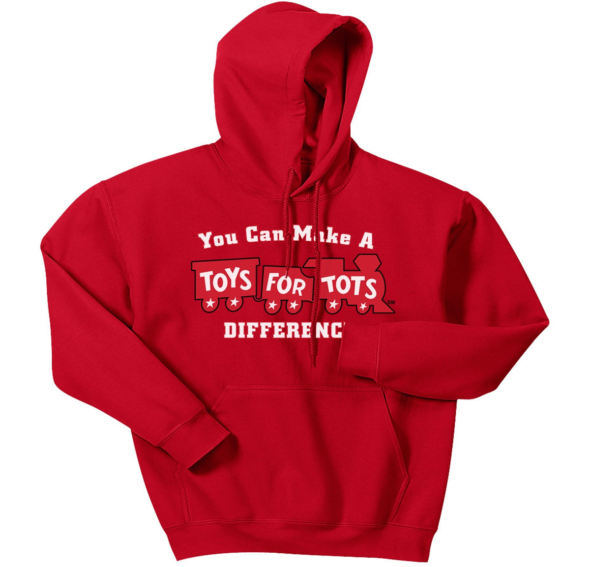 Make a Difference TFT Train Hoodie TFT Sweatshirt/hoodie marinecorpsdirecttft S RED 