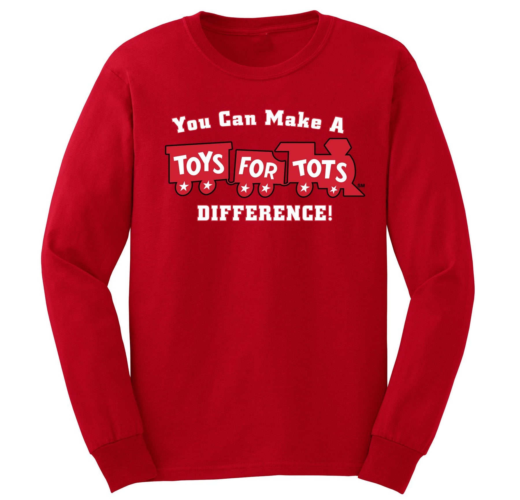 Make a Difference TFT Train Long Sleeve TFT Shirt marinecorpsdirecttft S RED 