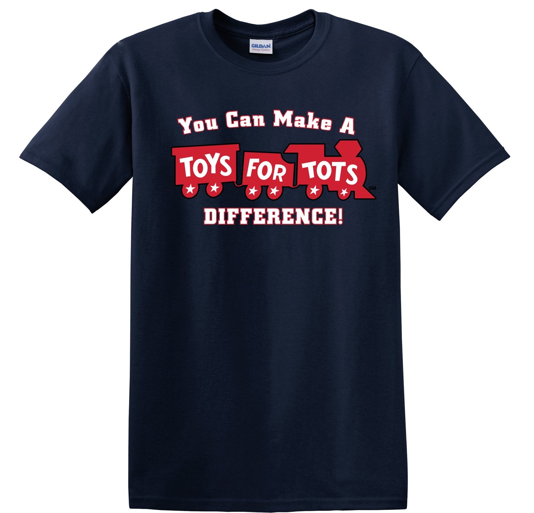 Make a Difference TFT Train T-Shirt TFT Shirt marinecorpsdirecttft S NAVY 