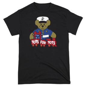 TFT Teddy Bear T-Shirt T-Shirt marinecorpsdirecttft S BLACK 