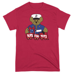 TFT Teddy Bear T-Shirt T-Shirt marinecorpsdirecttft S PINK 