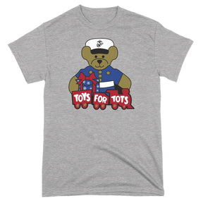 TFT Teddy Bear T-Shirt T-Shirt marinecorpsdirecttft S SPORT GRAY 