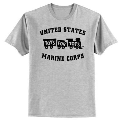 Black TFT Train T-Shirt TFT Shirt Marine Corps Direct S SPORT GRAY 